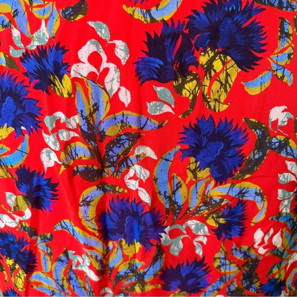 Saloni Tilly Ruffle Floral Silk Mini Dress 26017 - Picture 8 of 10